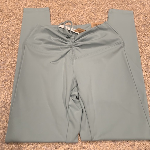 PINK high waist full length ruched V leggings BNWT - Picture 5 of 10